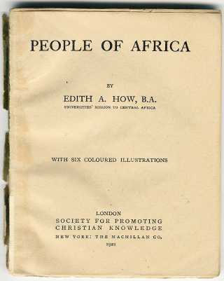 People of Africa title page