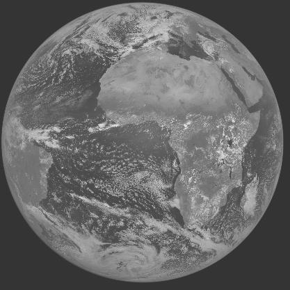 Meteosat-7 imagery for 2005-04-08 12:00 UTC Copyright  2005 EUMETSAT
