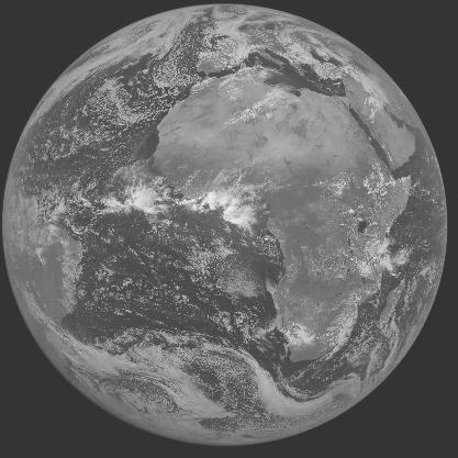 Meteosat-7 imagery for 2005-04-15 12:00 UTC Copyright  2005 EUMETSAT