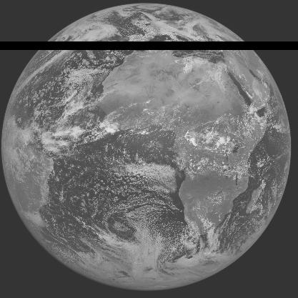 Meteosat-7 imagery for 2005-04-19 12:00 UTC Copyright  2005 EUMETSAT