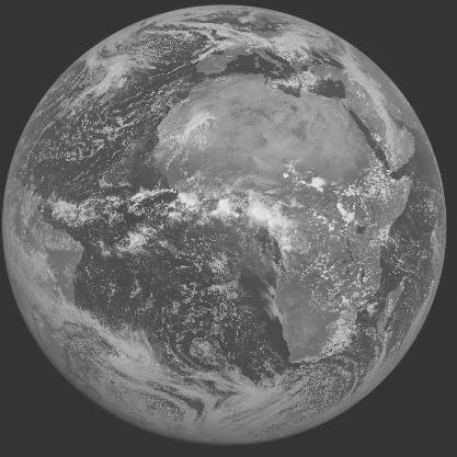 Meteosat-7 imagery for 2005-04-26 12:00 UTC Copyright  2005 EUMETSAT