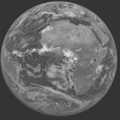 Meteosat-7 imagery for 2005-05-10 12:00 UTC Copyright  2005 EUMETSAT