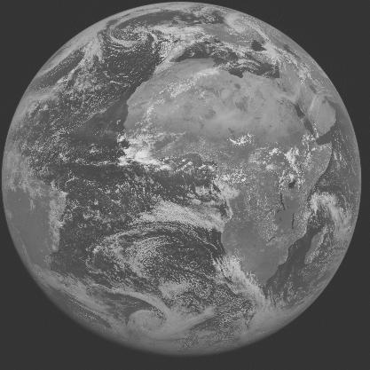 Meteosat-7 imagery for 2005-05-13 12:00 UTC Copyright  2005 EUMETSAT