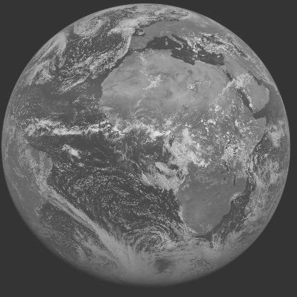 Meteosat-7 imagery for 2005-05-27 12:00 UTC Copyright  2005 EUMETSAT