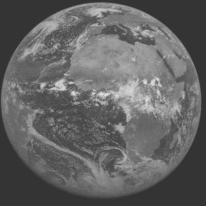 Meteosat-7 imagery for 2005-05-28 12:00 UTC Copyright  2005 EUMETSAT