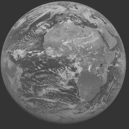 Meteosat-7 imagery for 2005-06-01 12:00 UTC Copyright  2005 EUMETSAT