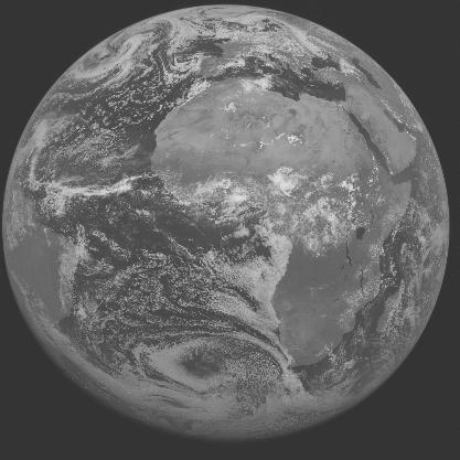Meteosat-7 imagery for 2005-06-12 12:00 UTC Copyright  2005 EUMETSAT