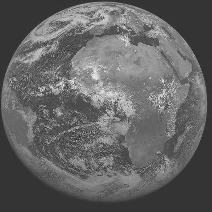 Meteosat-7 imagery for 2005-06-15 12:00 UTC Copyright  2005 EUMETSAT