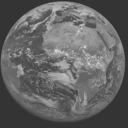 Meteosat-7 imagery for 2005-06-18 12:00 UTC Copyright  2005 EUMETSAT