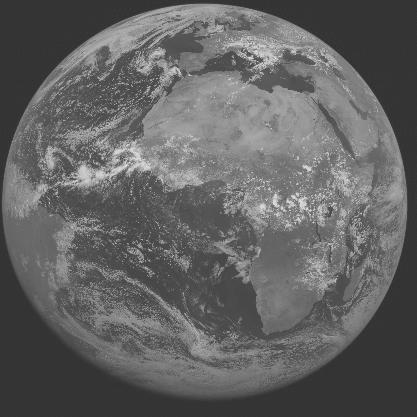 Meteosat-7 imagery for 2005-07-11 12:00 UTC Copyright  2005 EUMETSAT