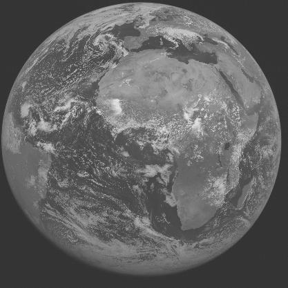 Meteosat-7 imagery for 2005-07-12 12:00 UTC Copyright  2005 EUMETSAT