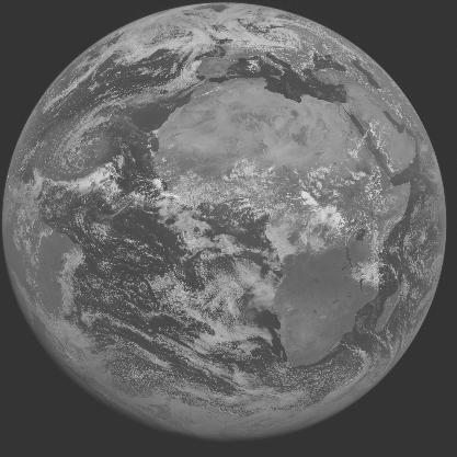Meteosat-7 imagery for 2005-07-22 12:00 UTC Copyright  2005 EUMETSAT