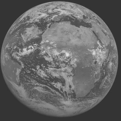 Meteosat-7 imagery for 2005-07-24 12:00 UTC Copyright  2005 EUMETSAT