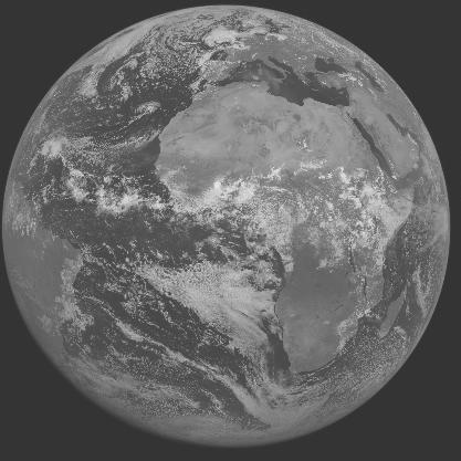 Meteosat-7 imagery for 2005-07-28 12:00 UTC Copyright  2005 EUMETSAT