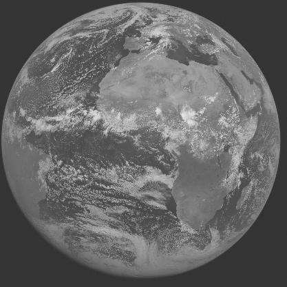 Meteosat-7 imagery for 2005-08-02 12:00 UTC Copyright  2005 EUMETSAT