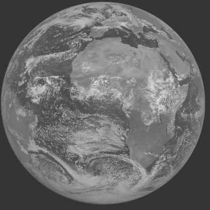 Meteosat-7 imagery for 2005-08-26 12:00 UTC Copyright  2005 EUMETSAT