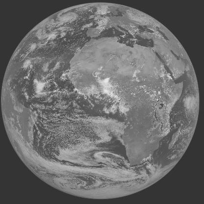 Meteosat-7 imagery for 2005-09-01 12:00 UTC Copyright  2005 EUMETSAT