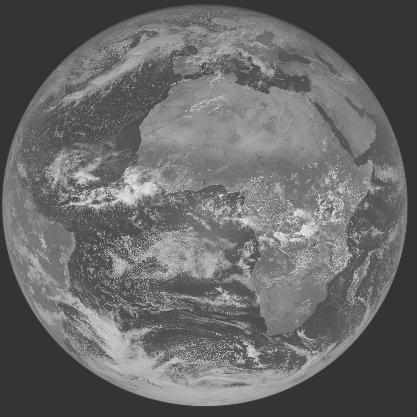 Meteosat-7 imagery for 2005-10-23 12:00 UTC Copyright  2005 EUMETSAT