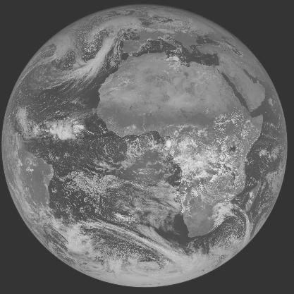 Meteosat-7 imagery for 2005-10-26 12:00 UTC Copyright  2005 EUMETSAT