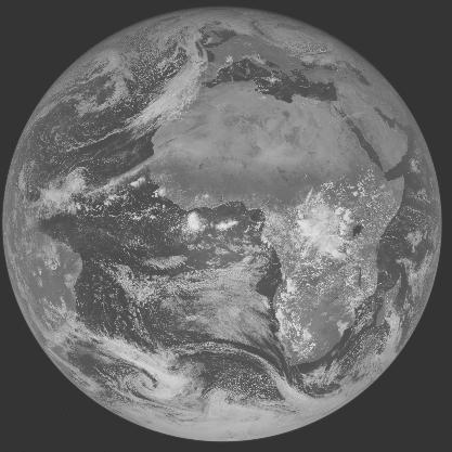 Meteosat-7 imagery for 2005-10-27 12:00 UTC Copyright  2005 EUMETSAT