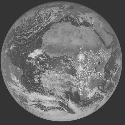 Meteosat-7 imagery for 2005-10-29 12:00 UTC Copyright  2005 EUMETSAT