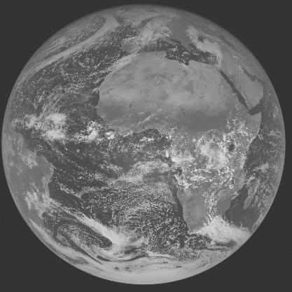 Meteosat-7 imagery for 2005-11-04 12:00 UTC Copyright  2005 EUMETSAT