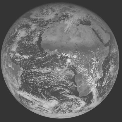 Meteosat-7 imagery for 2005-12-01 12:00 UTC Copyright  2005 EUMETSAT
