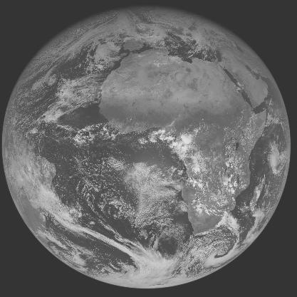 Meteosat-7 imagery for 2005-12-08 12:00 UTC Copyright  2005 EUMETSAT