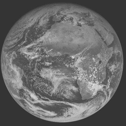 Meteosat-7 imagery for 2005-12-09 12:00 UTC Copyright  2005 EUMETSAT