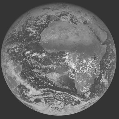 Meteosat-7 imagery for 2005-12-15 12:00 UTC Copyright  2005 EUMETSAT