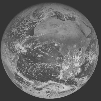 Meteosat-7 imagery for 2006-01-06 12:00 UTC Copyright  2006 EUMETSAT
