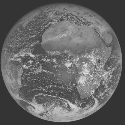 Meteosat-7 imagery for 2006-01-13 12:00 UTC Copyright  2006 EUMETSAT