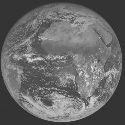 Meteosat-7 imagery for 2006-01-22 12:00 UTC Copyright  2006 EUMETSAT