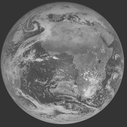 Meteosat-7 imagery for 2006-02-07 12:00 UTC Copyright  2006 EUMETSAT
