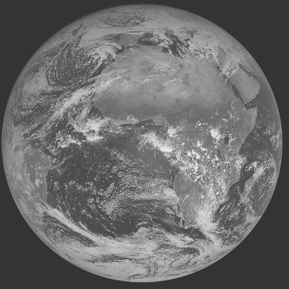 Meteosat-7 imagery for 2006-02-08 12:00 UTC Copyright  2006 EUMETSAT