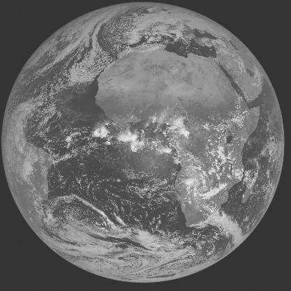 Meteosat-7 imagery for 2006-02-21 12:00 UTC Copyright  2006 EUMETSAT