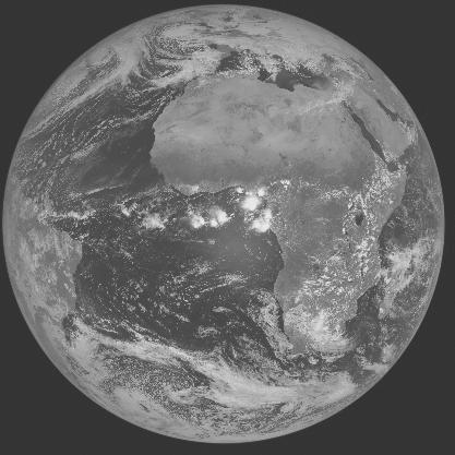 Meteosat-7 imagery for 2006-02-25 12:00 UTC Copyright  2006 EUMETSAT