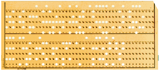 The punched card