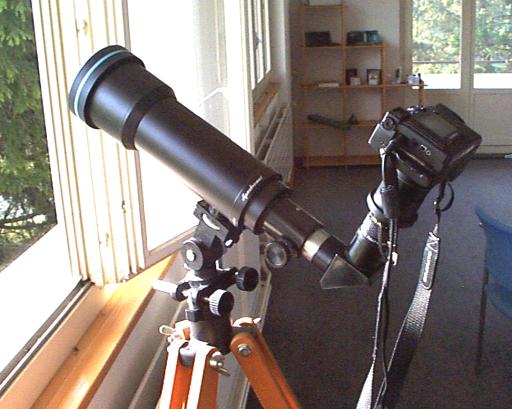 Telescope and digital camera